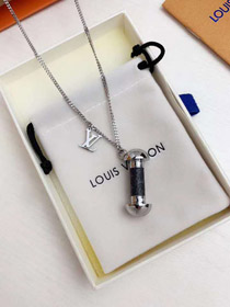 Louis Vuitton LV Letter Dumbbell Necklace-0503  