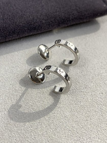 Cartier classic letter screw narrow earrings-0537
