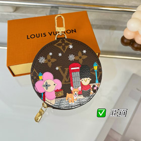 Louis Vuitton LV round coin purse pendant-0543