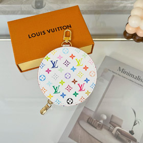 Louis Vuitton LV round coin purse pendant-0547